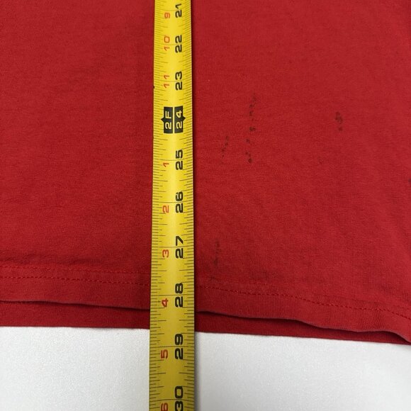 Vintage Anaheim Angels T Shirt Mens XL Red Los Angeles Lee Sport Y2K - Picture 7 of 10